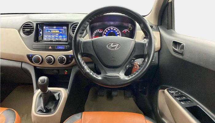 2016 Hyundai Grand i10 MAGNA 1.2 KAPPA VTVT, CNG, Manual, 28,538 km, Steering Wheel Close Up