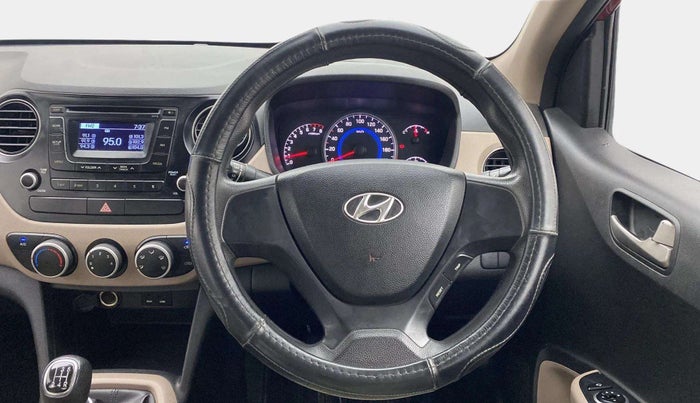 2014 Hyundai Grand i10 SPORTZ 1.2 KAPPA VTVT, Petrol, Manual, 88,223 km, Steering Wheel Close Up