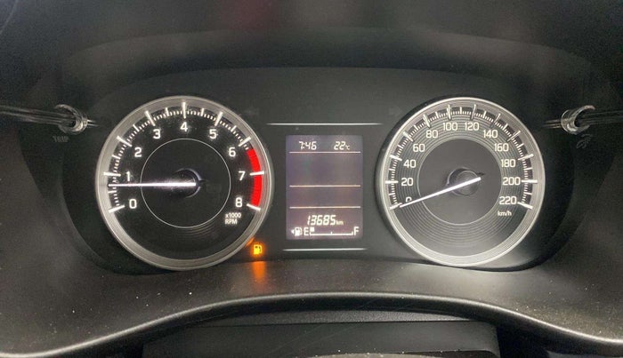 2022 Maruti Baleno DELTA PETROL 1.2, Petrol, Manual, 13,685 km, Odometer Image