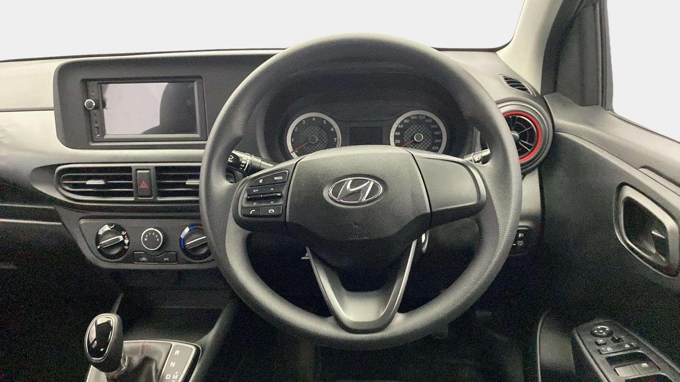 2022 Hyundai GRAND I10 NIOS MAGNA CORPORATE EDITION AMT 1.2 KAPPA VTVT, Petrol, Automatic, 5,207 km, Steering Wheel Close Up
