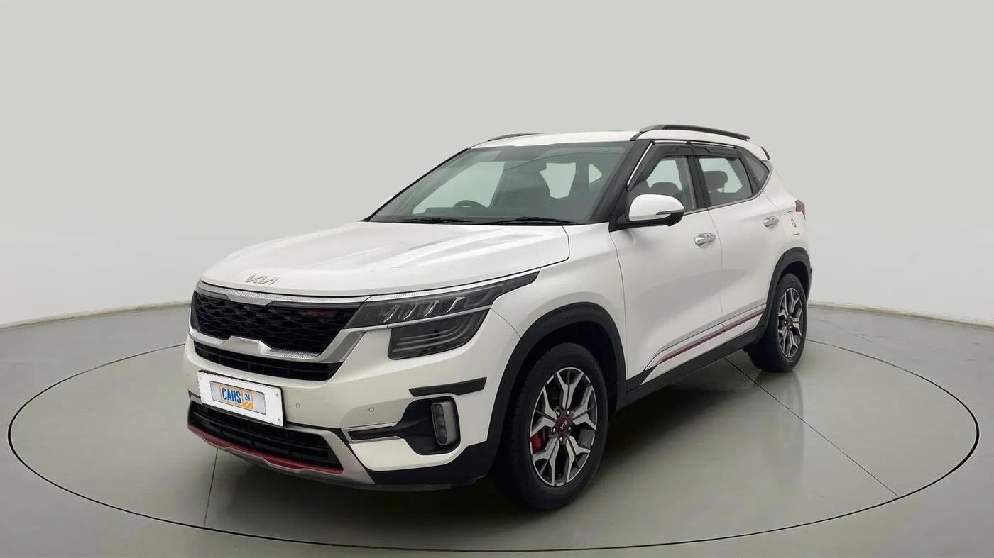 2022 KIA SELTOS GTX PLUS 1.4, Petrol, Manual, 27,106 km, Left Front Diagonal