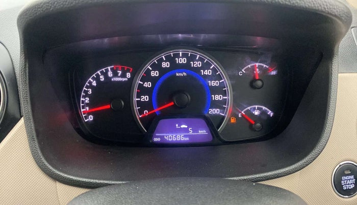 2015 Hyundai Grand i10 ASTA 1.2 KAPPA VTVT, Petrol, Manual, 40,768 km, Odometer Image