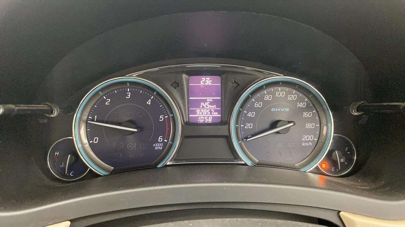2016 Maruti Ciaz VDI+ SHVS, Diesel, Manual, 92,989 km, Odometer Image
