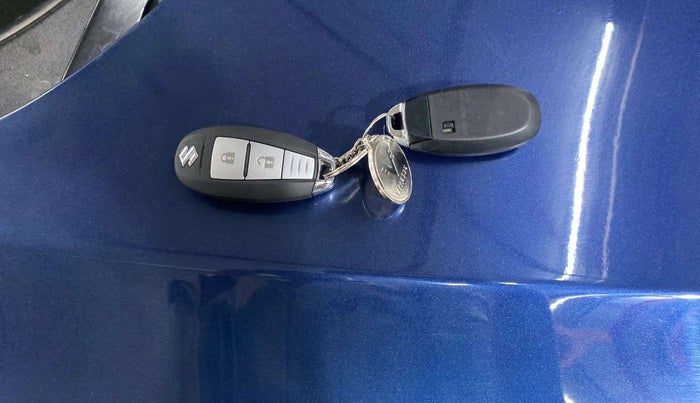 2018 Maruti Baleno ALPHA CVT PETROL 1.2, Petrol, Automatic, 45,153 km, Key Close Up