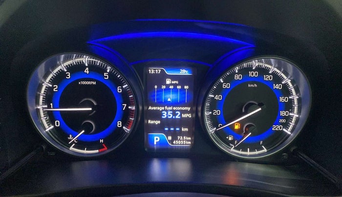 2018 Maruti Baleno ALPHA CVT PETROL 1.2, Petrol, Automatic, 45,153 km, Odometer Image