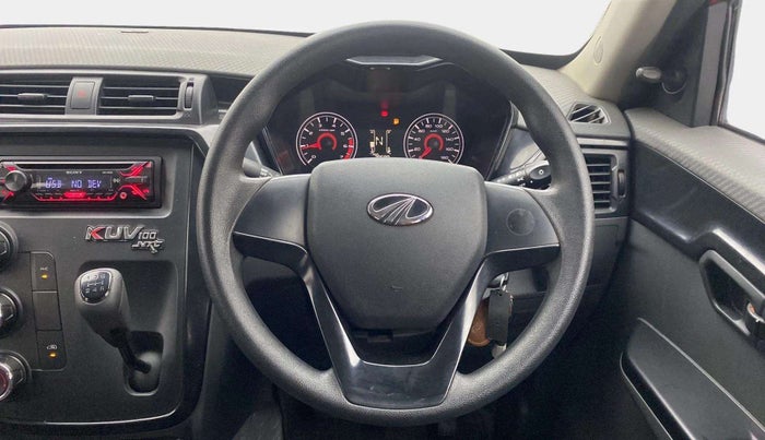 2017 Mahindra KUV 100 NXT K2 P 6 STR, Petrol, Manual, 28,670 km, Steering Wheel Close Up