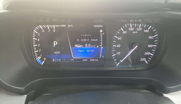 2023 Tata ALTROZ  XZ Plus (O) (S), Petrol, Manual, 5,555 km, Odometer Image