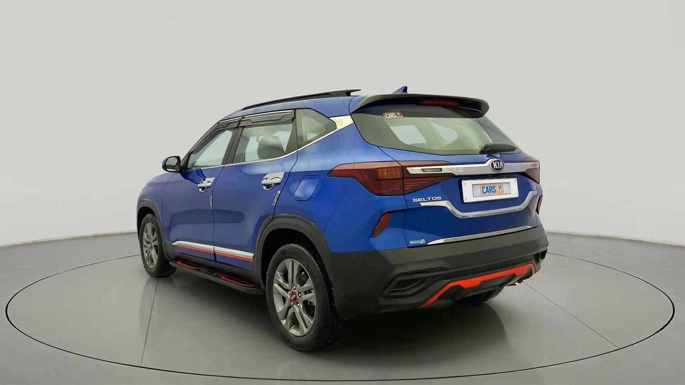2020 KIA SELTOS HTX 1.5 PETROL, Petrol, Manual, 46,037 km, Left Back Diagonal