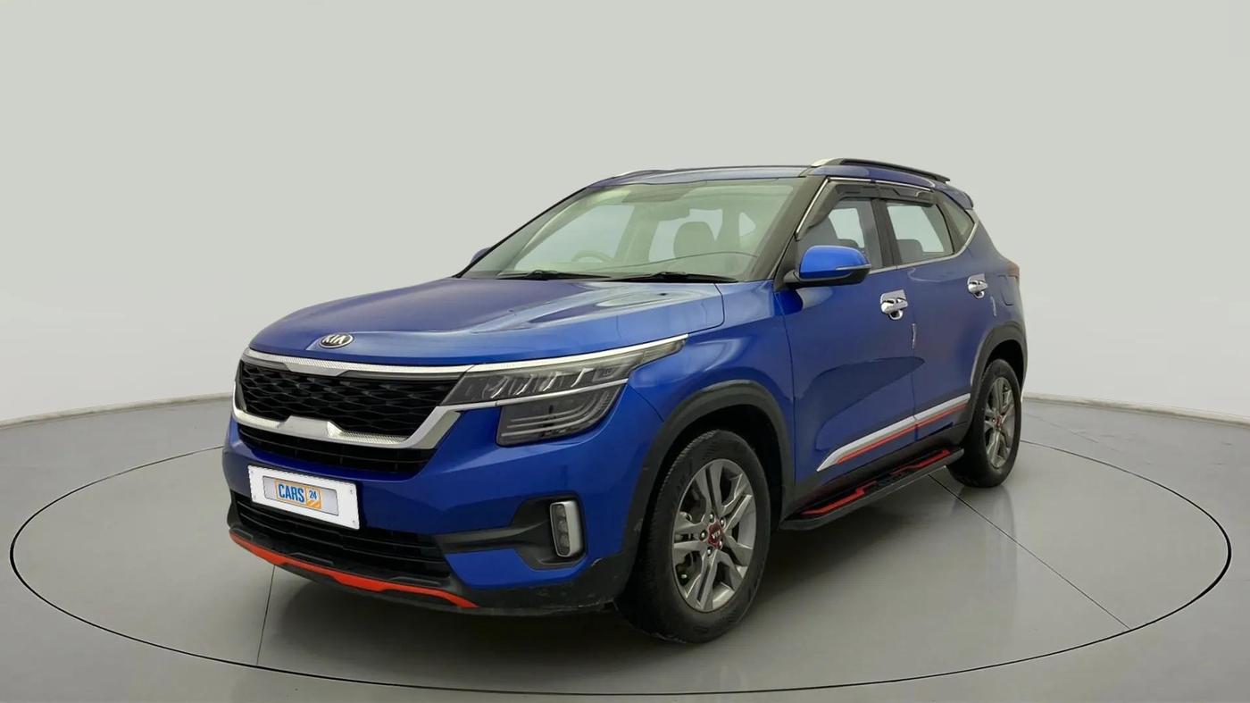 2020 KIA SELTOS HTX 1.5 PETROL, Petrol, Manual, 46,037 km, Left Front Diagonal