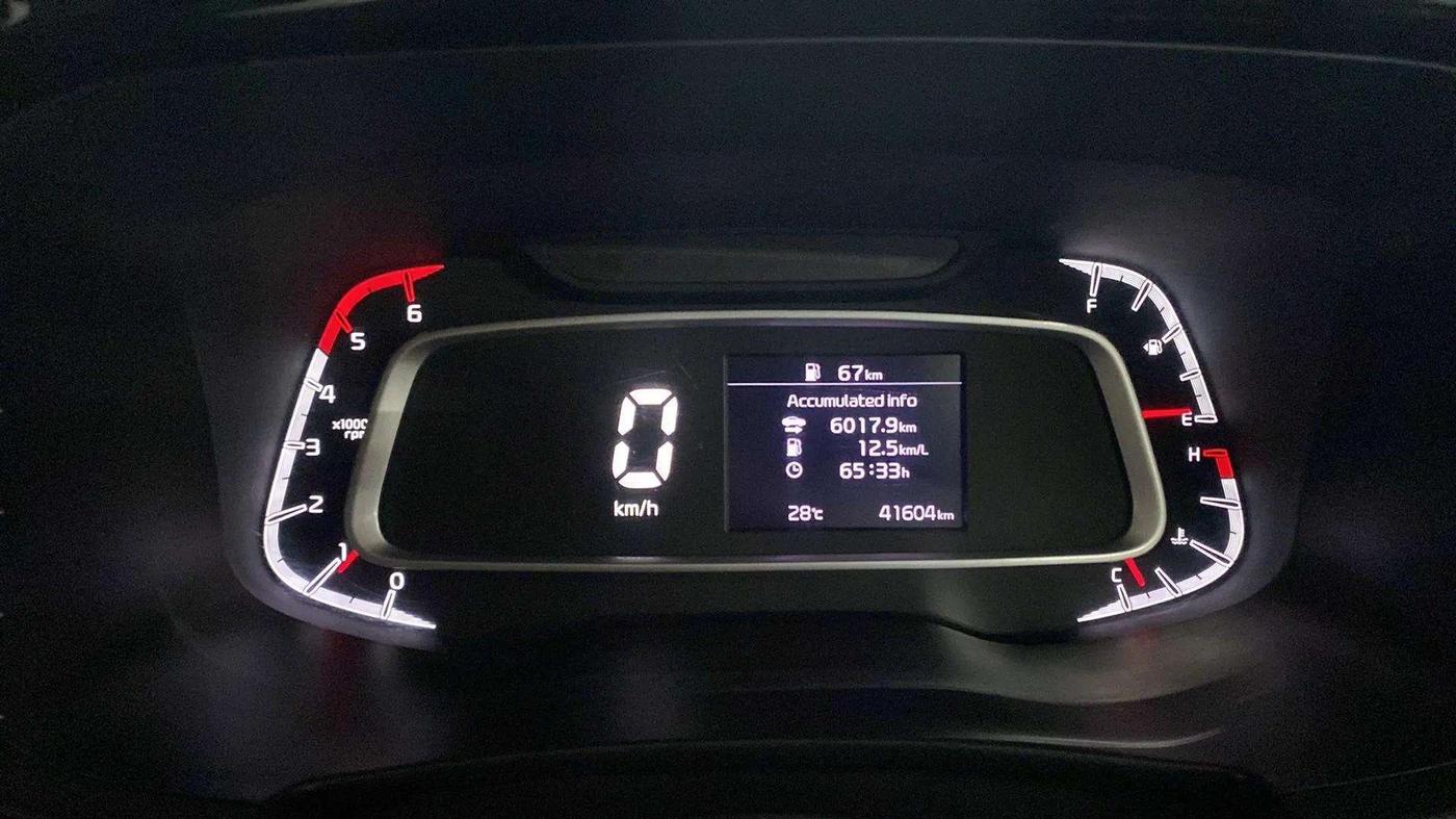 2021 KIA SONET HTX 1.5, Diesel, Manual, 41,705 km, Odometer Image
