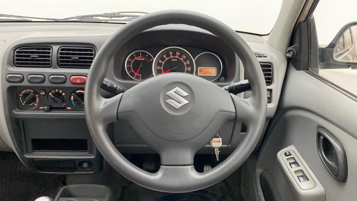 2010 Maruti Alto K10 VXI, Petrol, Manual, 52,403 km, Steering Wheel Close Up