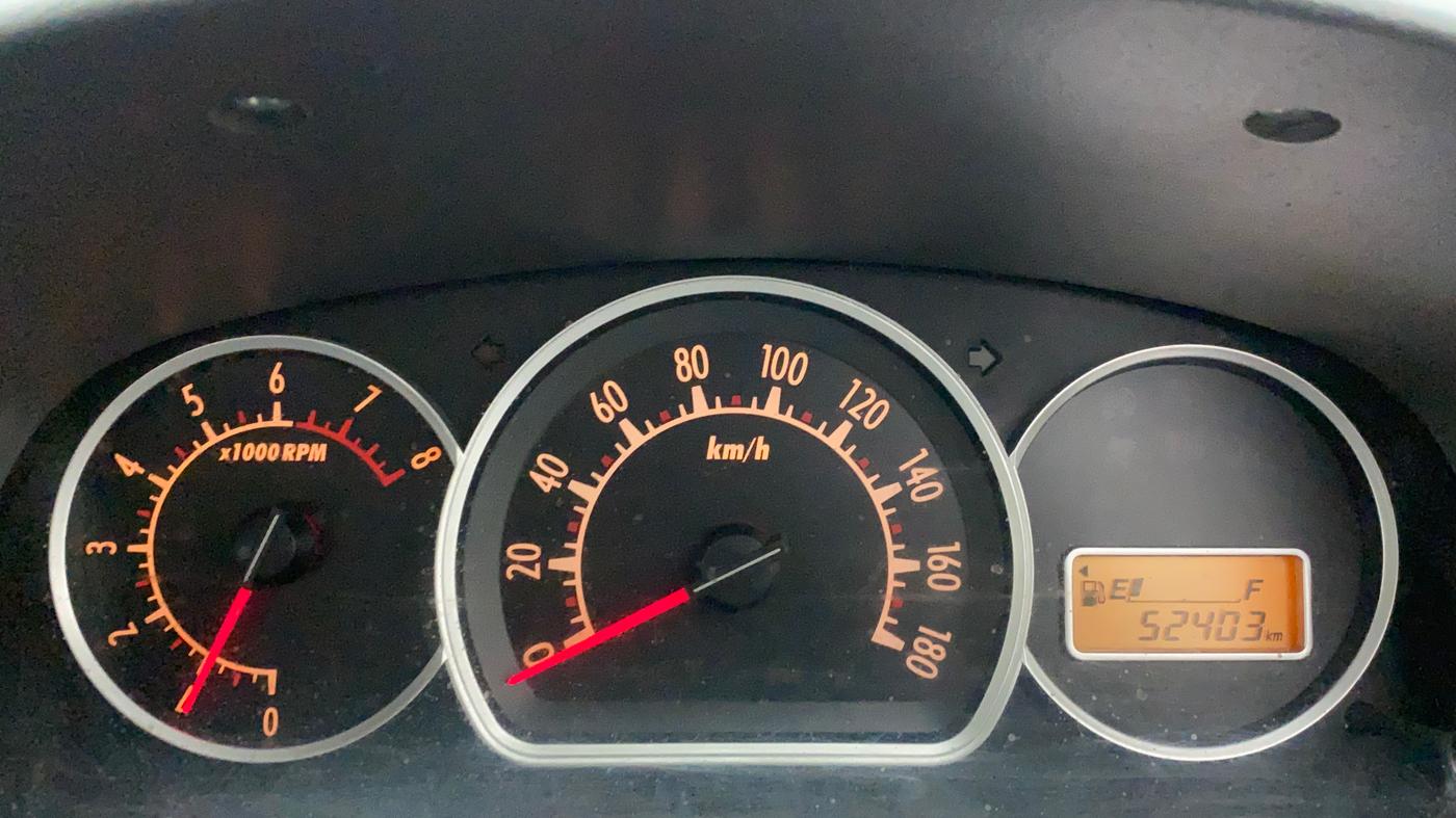 2010 Maruti Alto K10 VXI, Petrol, Manual, 52,403 km, Odometer Image