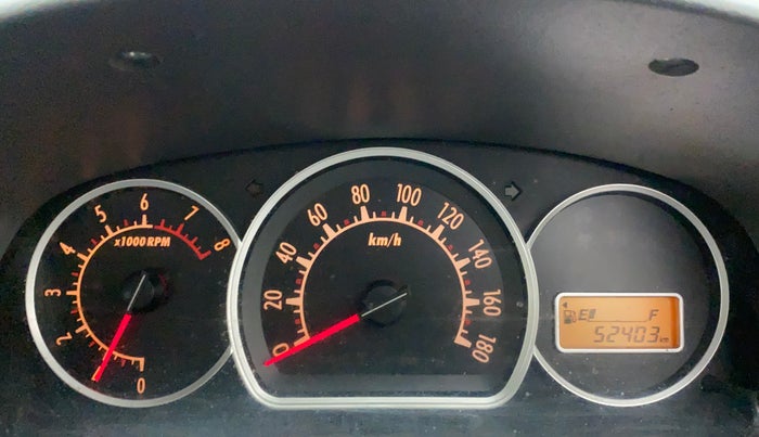 2010 Maruti Alto K10 VXI, Petrol, Manual, 52,403 km, Odometer Image