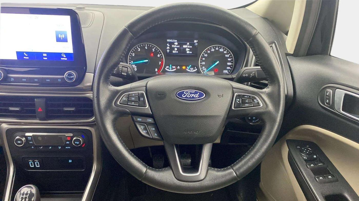 2021 Ford Ecosport TITANUIM + SE 1.5L PETROL, Petrol, Manual, 18,537 km, Steering Wheel Close Up