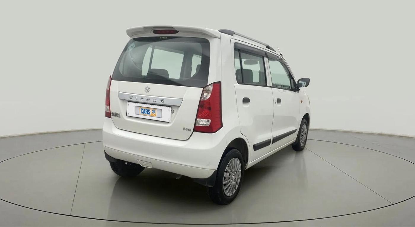 2017 Maruti Wagon R 1.0 LXI CNG, CNG, Manual, 57,643 km, Right Back Diagonal