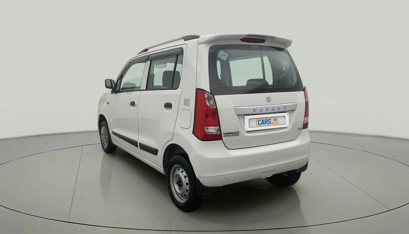2017 Maruti Wagon R 1.0 LXI CNG, CNG, Manual, 57,643 km, Left Back Diagonal