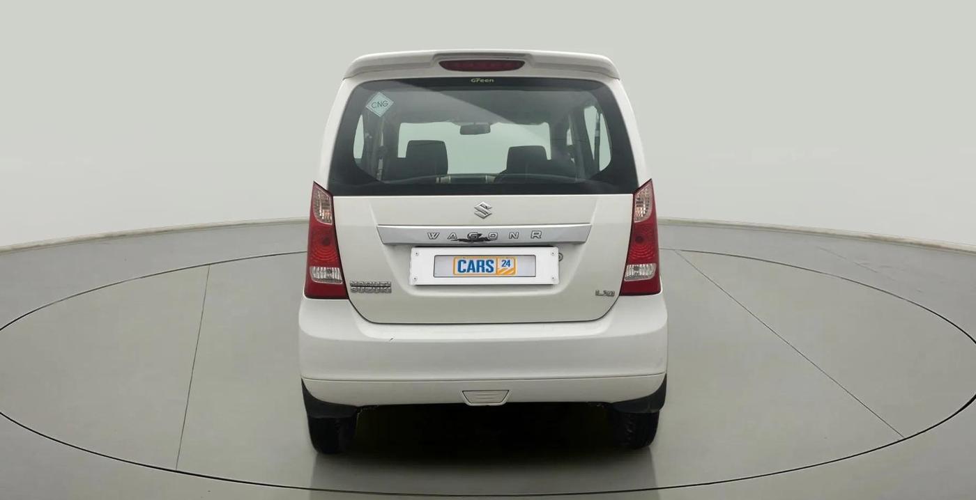 2017 Maruti Wagon R 1.0 LXI CNG, CNG, Manual, 57,643 km, Back/Rear