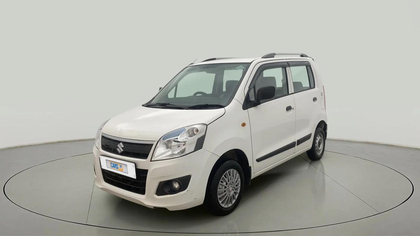 2017 Maruti Wagon R 1.0 LXI CNG, CNG, Manual, 57,643 km, Left Front Diagonal