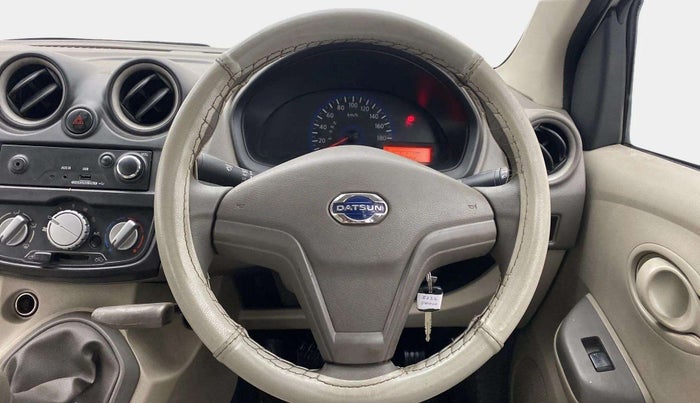 2015 Datsun Go Plus T, Petrol, Manual, 79,702 km, Steering Wheel Close Up
