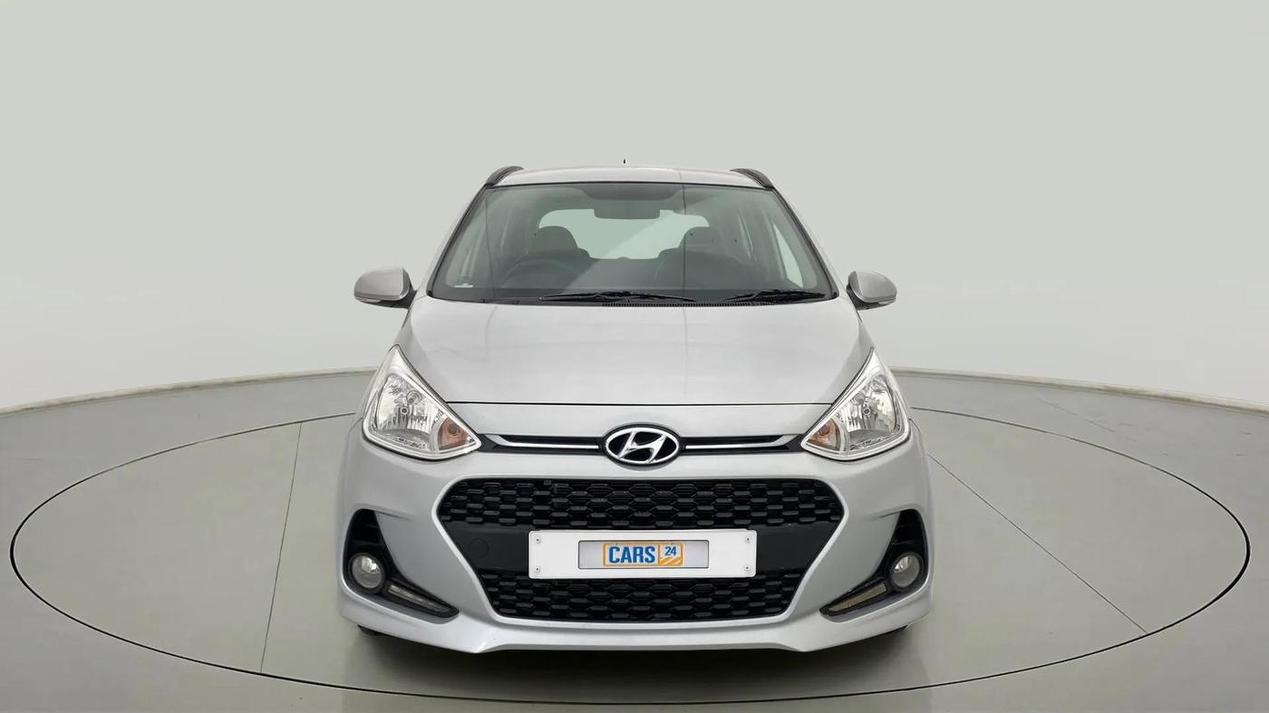 2017 Hyundai Grand i10 SPORTZ (O) 1.2 KAPPA VTVT, Petrol, Manual, 1,17,659 km, Front