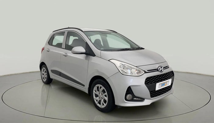 2017 Hyundai Grand i10 SPORTZ (O) 1.2 KAPPA VTVT, Petrol, Manual, 1,17,659 km, Right Front Diagonal