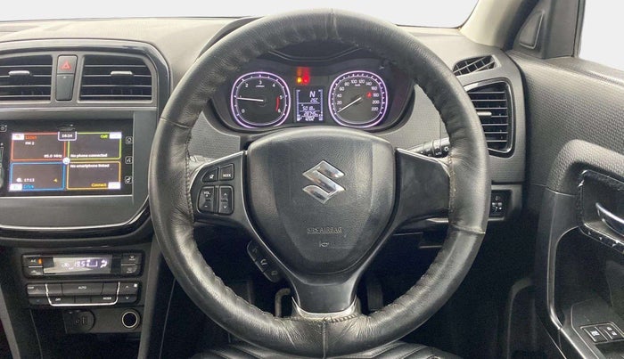 2018 Maruti Vitara Brezza ZDI PLUS AT DUAL TONE, Diesel, Automatic, 28,722 km, Steering Wheel Close Up