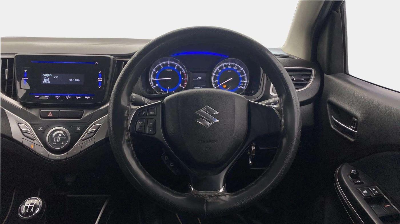 2021 Maruti Baleno DELTA PETROL 1.2, Petrol, Manual, 40,437 km, Steering Wheel Close Up