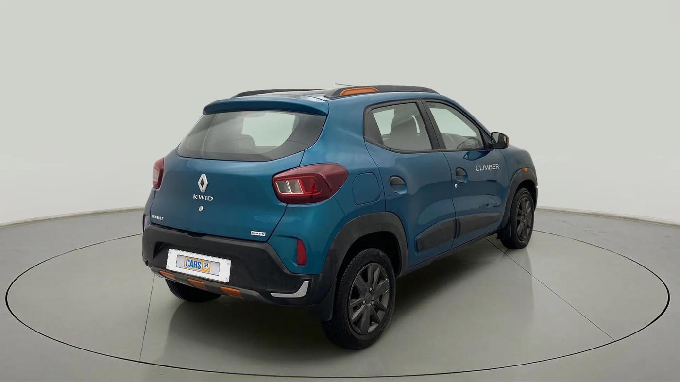 2019 Renault Kwid CLIMBER 1.0 AMT (O), Petrol, Automatic, 3,913 km, Right Back Diagonal