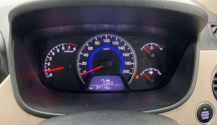 2014 Hyundai Grand i10 SPORTZ 1.2 KAPPA VTVT, Petrol, Manual, 34,312 km, Odometer Image
