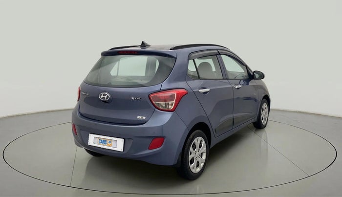 2014 Hyundai Grand i10 SPORTZ 1.2 KAPPA VTVT, Petrol, Manual, 34,312 km, Right Back Diagonal
