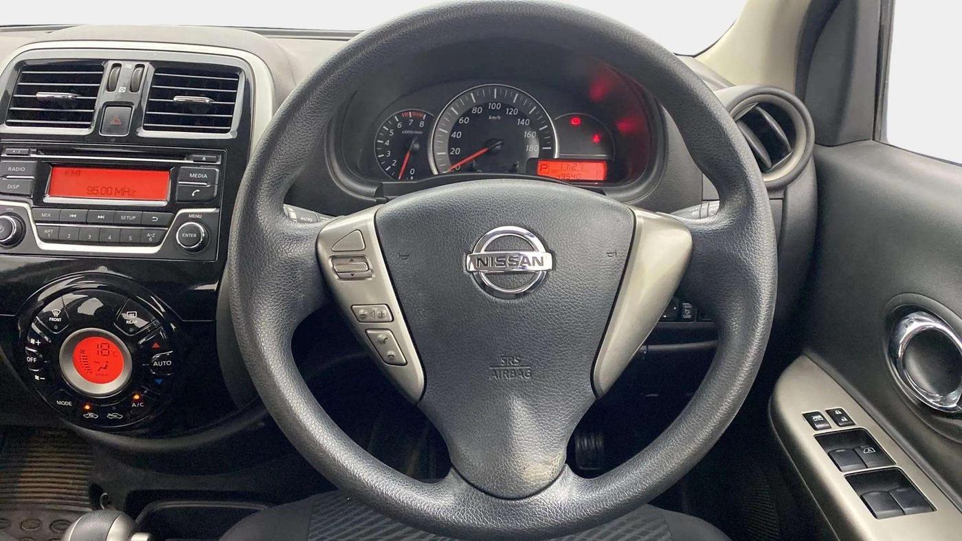 2017 Nissan Micra XV CVT, Petrol, Automatic, 49,580 km, Steering Wheel Close Up