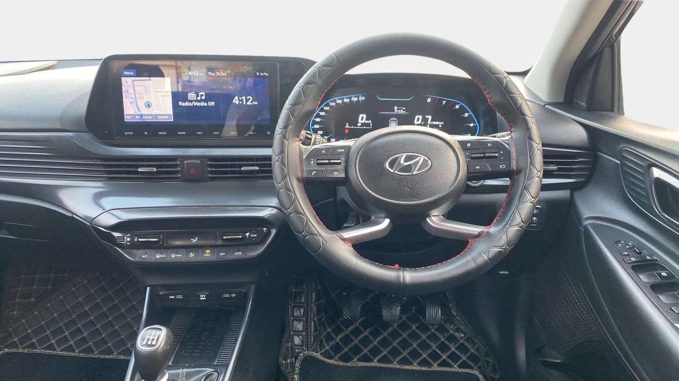2021 Hyundai NEW I20 ASTA (O) 1.2 MT, Petrol, Manual, 44,711 km, Steering Wheel Close Up
