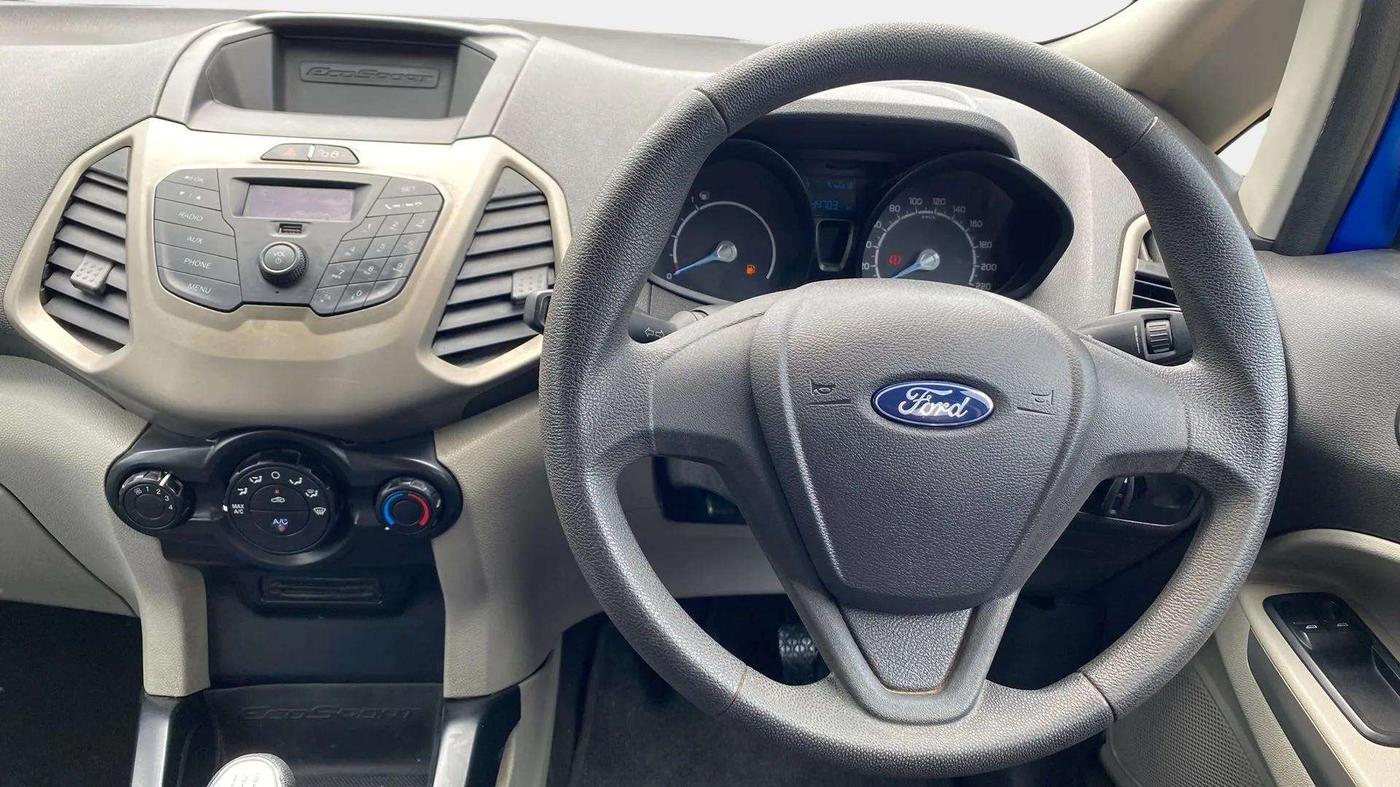 2014 Ford Ecosport AMBIENTE 1.5L PETROL, Petrol, Manual, 44,708 km, Steering Wheel Close Up