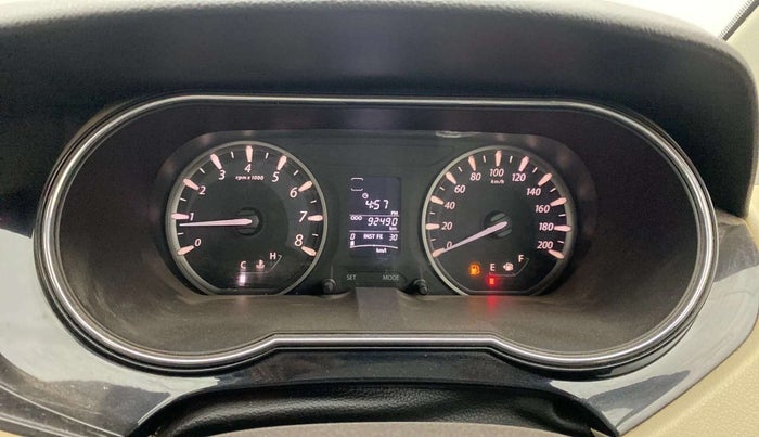 2014 Tata Zest XT PETROL, Petrol, Manual, 93,282 km, Odometer Image
