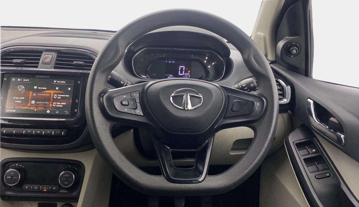 2022 Tata TIGOR XZ PLUS CNG, CNG, Manual, 500 km, Steering Wheel Close Up