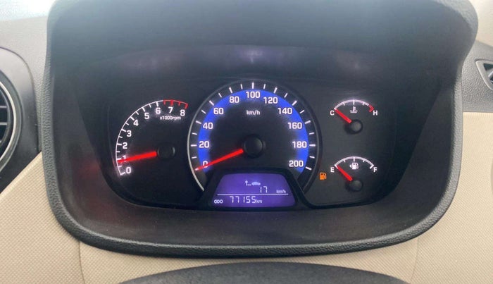 2016 Hyundai Xcent S 1.2, CNG, Manual, 77,217 km, Odometer Image