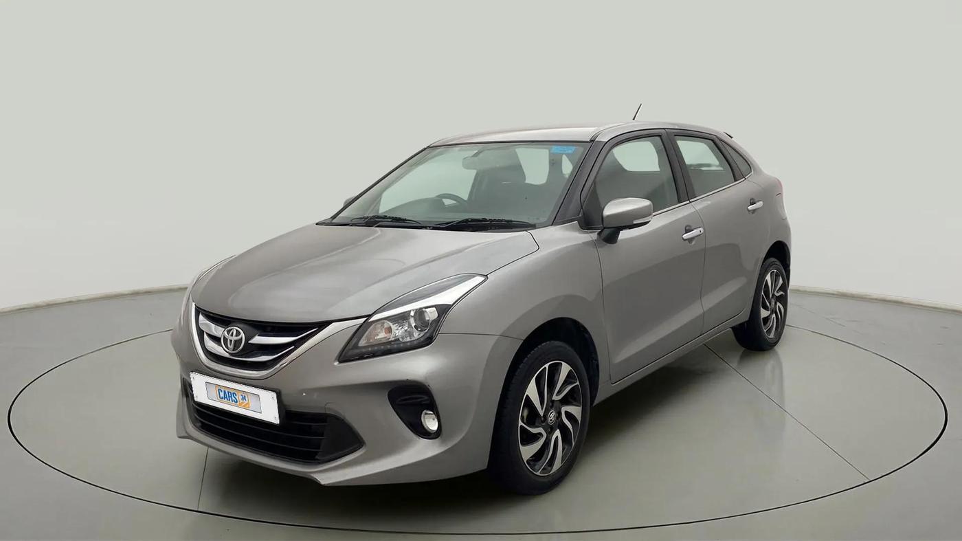 2020 Toyota Glanza V, Petrol, Manual, 38,152 km, Left Front Diagonal
