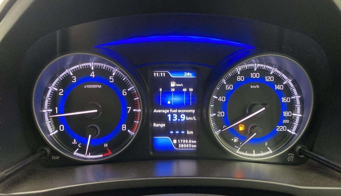 2020 Toyota Glanza V, Petrol, Manual, 38,152 km, Odometer Image