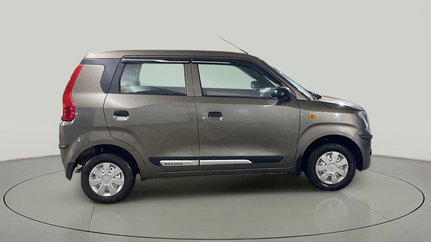2019 Maruti New Wagon-R LXI CNG 1.0, CNG, Manual, 52,654 km, Right Side View