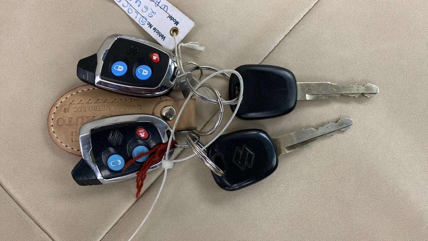 2019 Maruti New Wagon-R LXI CNG 1.0, CNG, Manual, 52,654 km, Key Close Up