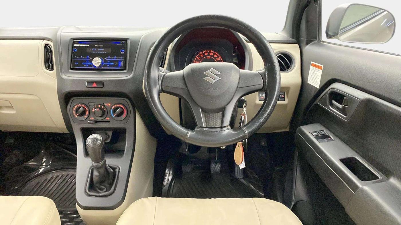 2019 Maruti New Wagon-R LXI CNG 1.0, CNG, Manual, 52,654 km, Steering Wheel Close Up