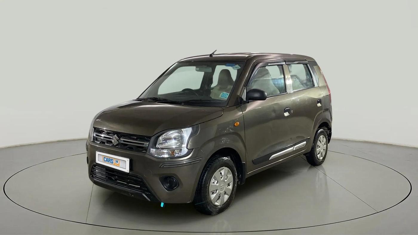 2019 Maruti New Wagon-R LXI CNG 1.0, CNG, Manual, 52,654 km, Left Front Diagonal
