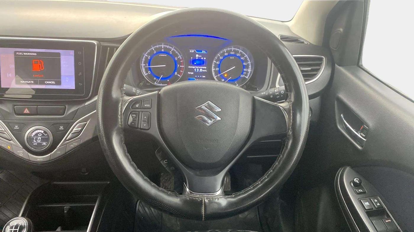 2019 Maruti Baleno ZETA PETROL 1.2, Petrol, Manual, 28,974 km, Steering Wheel Close Up