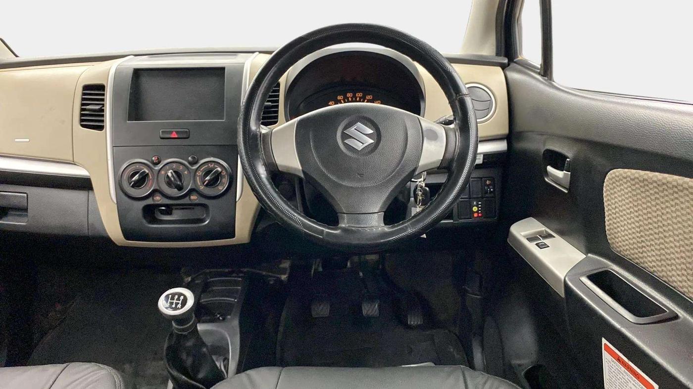 2018 Maruti Wagon R 1.0 LXI CNG, CNG, Manual, 69,248 km, Steering Wheel Close Up