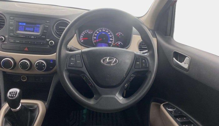2016 Hyundai Grand i10 SPORTZ 1.2 KAPPA VTVT, CNG, Manual, 68,778 km, Steering Wheel Close Up