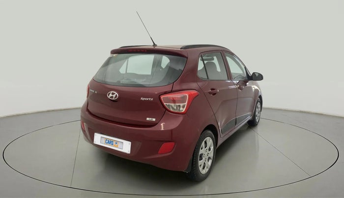 2016 Hyundai Grand i10 SPORTZ 1.2 KAPPA VTVT, CNG, Manual, 68,778 km, Right Back Diagonal