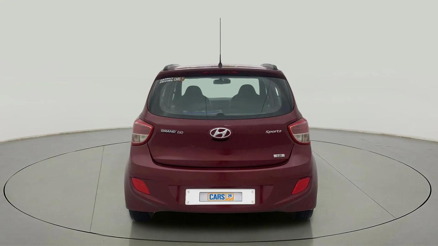 2016 Hyundai Grand i10 SPORTZ 1.2 KAPPA VTVT, CNG, Manual, 68,778 km, Back/Rear