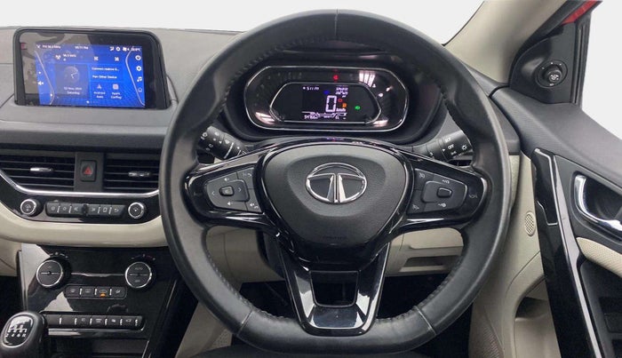 2020 Tata NEXON XZ PLUS (O) PETROL DUAL TONE, Petrol, Manual, 54,968 km, Steering Wheel Close Up