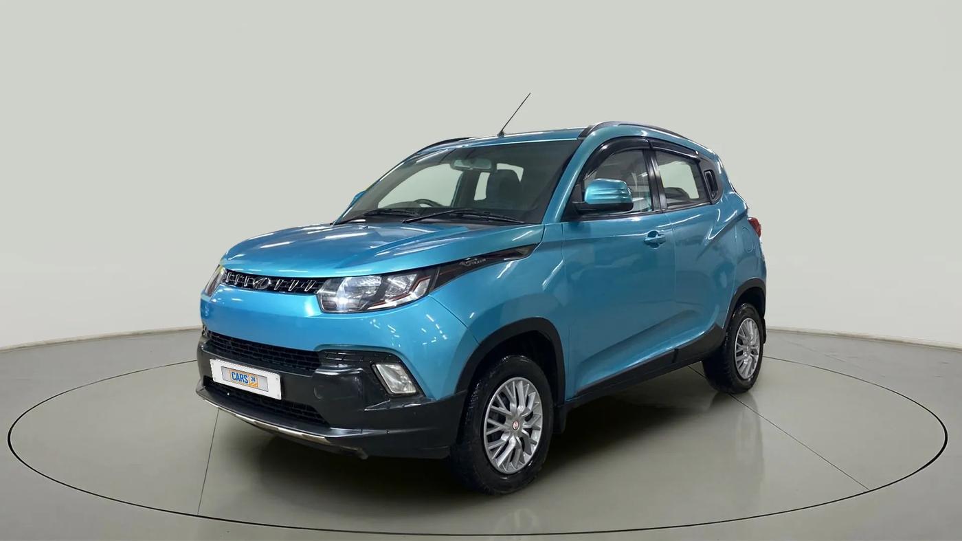 2016 Mahindra Kuv100 K6 PLUS 5 STR, Petrol, Manual, 63,788 km, Left Front Diagonal