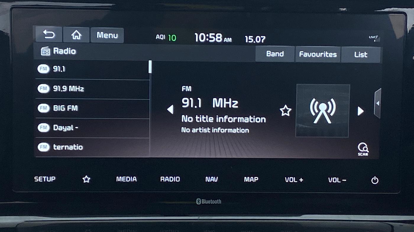 2020 KIA SELTOS HTX AT PETROL, Petrol, Automatic, 30,758 km, Infotainment System